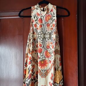 Anthropologie x Farm Rio halter style maxi Small